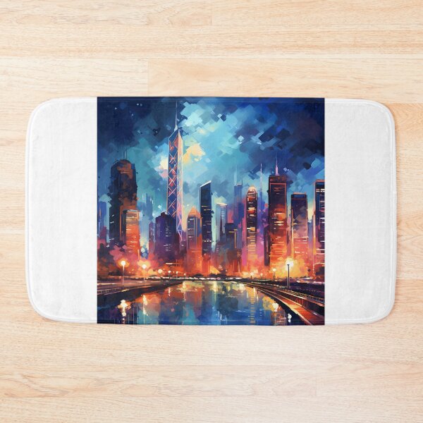 Item preview, Urban Unwind: A Watercolor Cityscape designed and sold by Shirtastically.