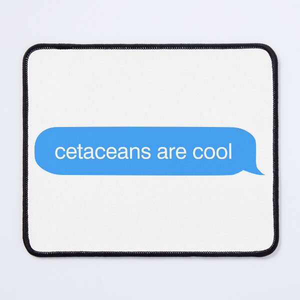 Aperçu de l'œuvre Les cétacés sont cool iMessage créée et vendue par ScienceCorner.