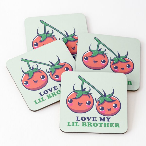 Aperçu de l'œuvre Cherry Tomato Hugs: Brothers Forever - j'aime mon petit frère créée et vendue par EmeraldeaDesign.