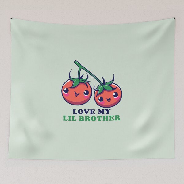 Item preview, Cherry Tomato Hugs: Brothers Forever - love my lil brother designed and sold by EmeraldeaDesign.