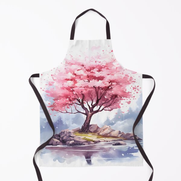Item preview, Cherry Charm: Watercolor Tree Scene designed and sold by Shirtastically.