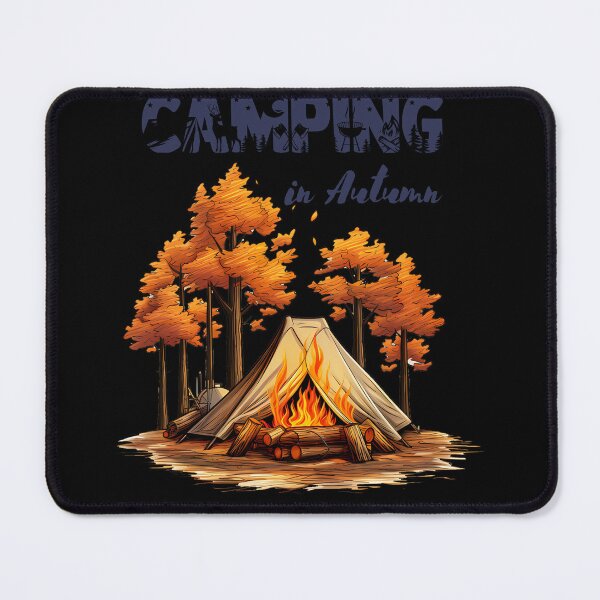 Item preview, Camping in Autumn designed and sold by KrisRubinArt.