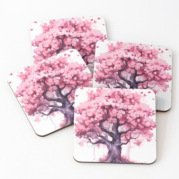 Item preview, Tree Tranquility: Watercolor Cherry Scene designed and sold by Shirtastically.