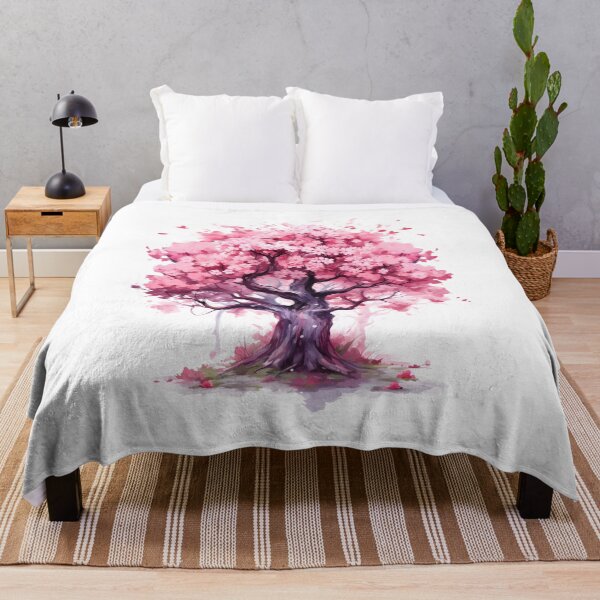 Item preview, Tree Tranquility: Watercolor Cherry Scene designed and sold by Shirtastically.