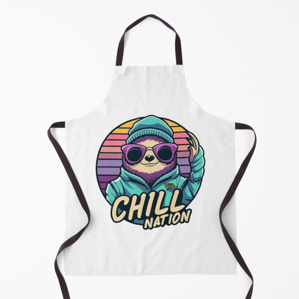 Item preview, Retro Sloth Chill Nation designed and sold by RemyTub.