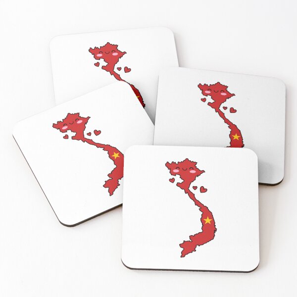 Item preview, Vietnam Flag Map Smile with Love designed and sold by pixelsparkzone.