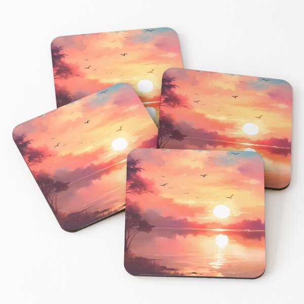 Item preview, Romantic Radiance: Sunset Watercolor designed and sold by Shirtastically.