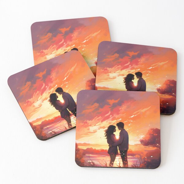 Item preview, Sunset Serenity: Watercolor Romance designed and sold by Shirtastically.