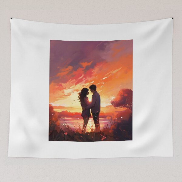 Item preview, Sunset Serenity: Watercolor Romance designed and sold by Shirtastically.