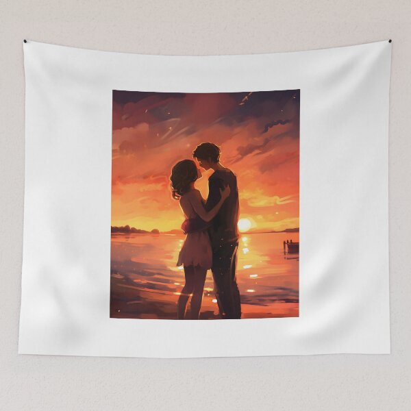 Item preview, Evening Elegance: A Watercolor Sunset designed and sold by Shirtastically.
