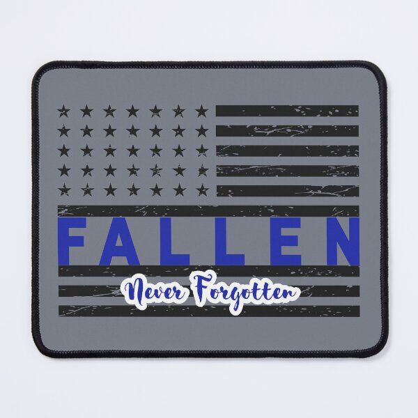Item preview, Fallen Blue Line Flag designed and sold by A-M-Watson.