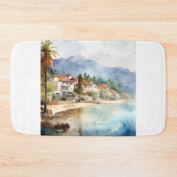 Item preview, Seaside Serenity: Watercolor Town designed and sold by Shirtastically.