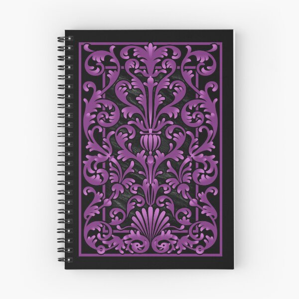 Item preview, Purple Tendrils Victorian Notebook designed and sold by PenAndRose.