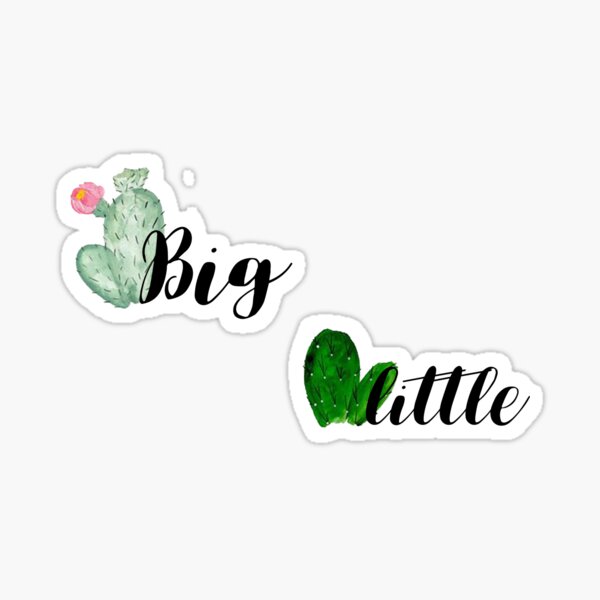 Big And Little Stickers for Sale