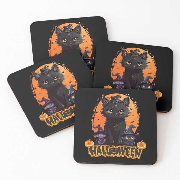 Item preview, Cat Wizards Halloween designed and sold by SunnyFunnyArt.