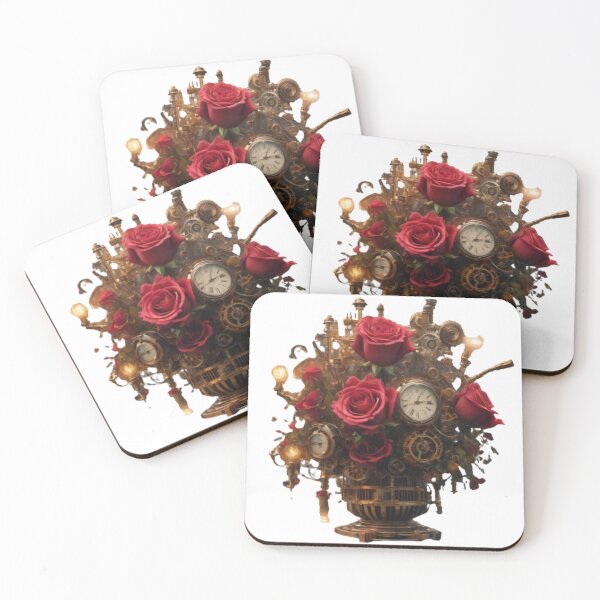 Item preview, FUTURISTIC RED ROSE FLOWER BOUQUET designed and sold by EVRENSEL.