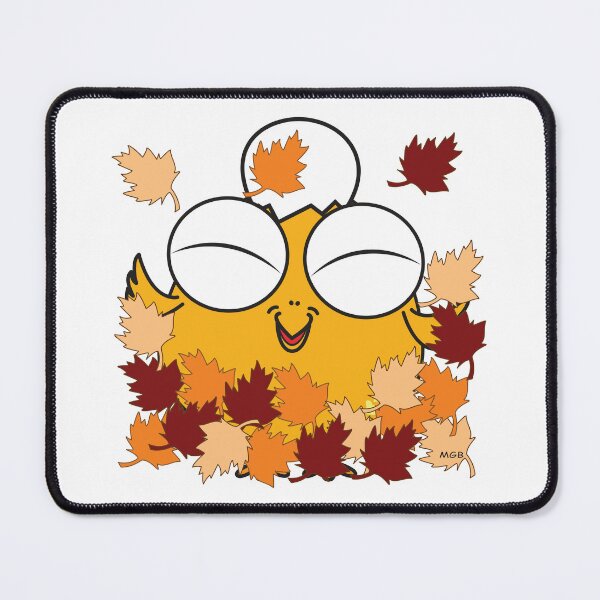 Item preview, little sisiw playing leaves designed and sold by MalikhainDesign.