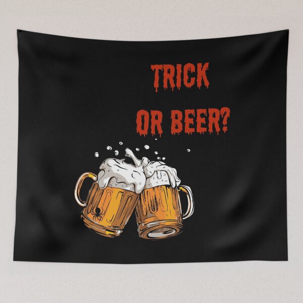 Item preview, Trick or beer Halloween designed and sold by SunnyFunnyArt.