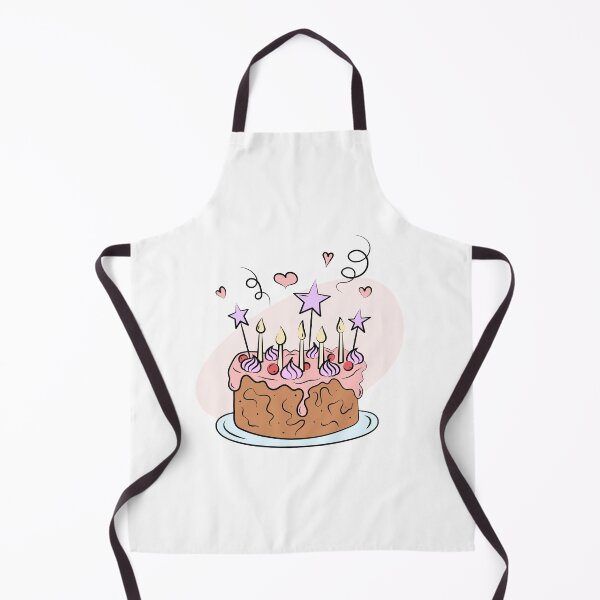 Item preview, Cute Birthday Cake with Candles designed and sold by AnnaVioletStore.