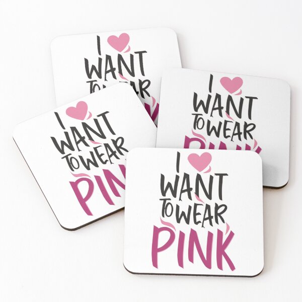 Item preview, I Want To Wear Pink designed and sold by ColorFlick.