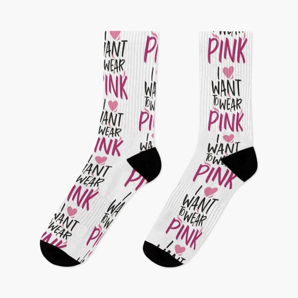Item preview, I Want To Wear Pink designed and sold by ColorFlick.