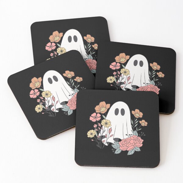 Item preview, Ghost and flowers designed and sold by Mateusz Majcherek.