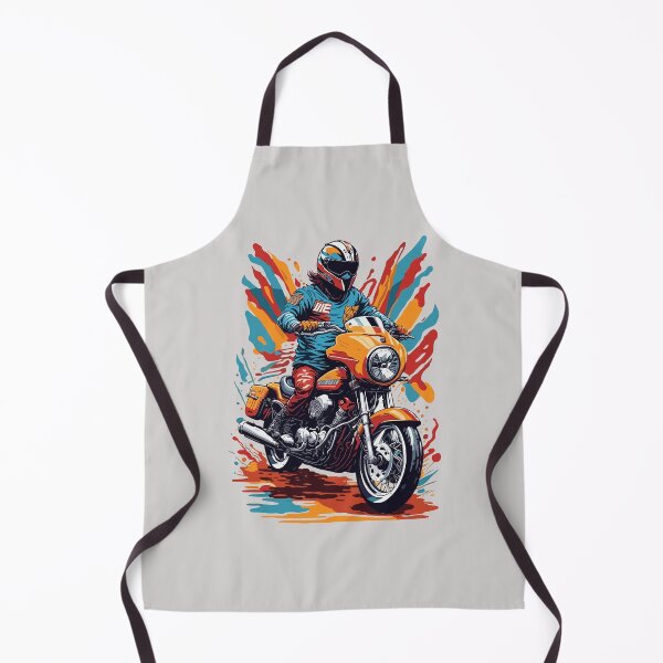 Item preview, Motorbike Rider With his Helmet designed and sold by davidbomel-Art.