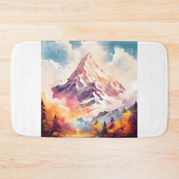 Item preview, Highland Harmony: Watercolor Mountainscape designed and sold by Shirtastically.