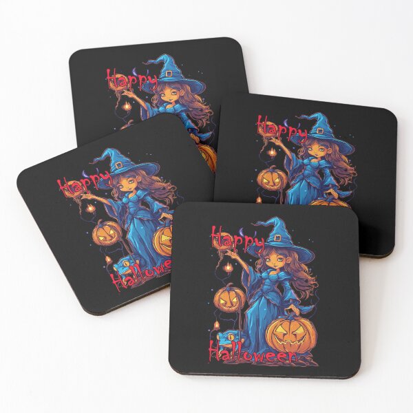 Item preview, Happy Halloween, Blue Witch, Saphira Goodkind. designed and sold by leyfinder.