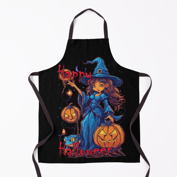 Item preview, Happy Halloween, Blue Witch, Saphira Goodkind. designed and sold by leyfinder.