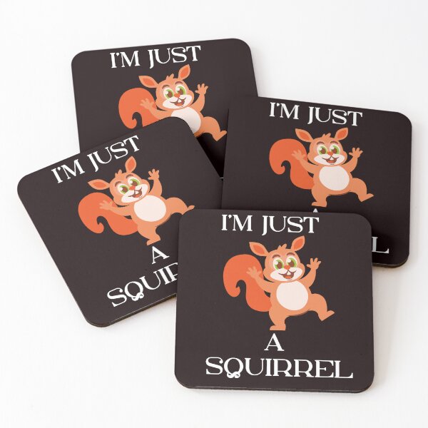 Item preview, I'm Just A Squirrel Funny Cute Rodent Comical Puns designed and sold by MagicSD Designs.