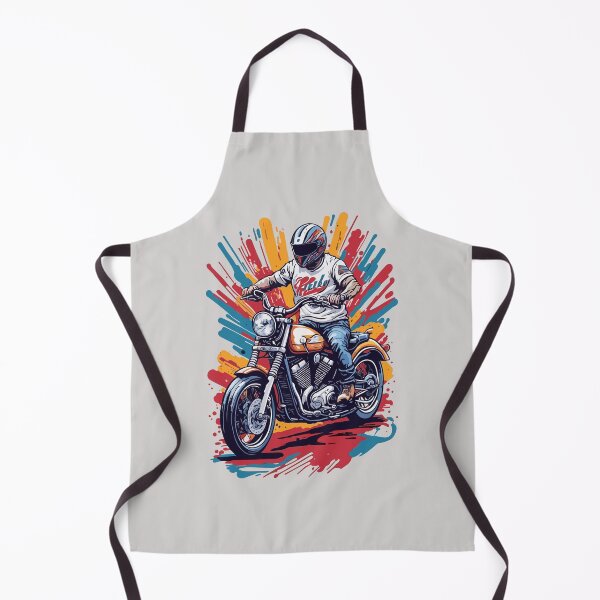 Item preview, Motorbike Rider With his Helmet designed and sold by davidbomel-Art.