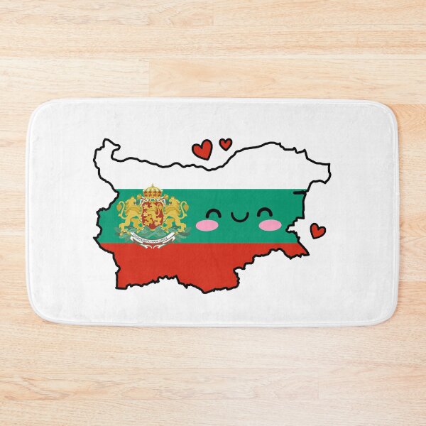 Item preview, Bulgaria Flag Map Smile with Love designed and sold by pixelsparkzone.