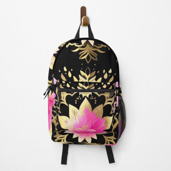 Item preview, Pink gold lotus crest  designed and sold by Roxburylane.