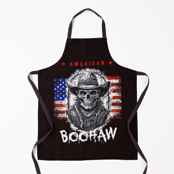 Item preview, America Western Cowboy Skeleton Retro Halloween Boohaw designed and sold by AJ DESIGN.