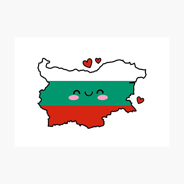 Item preview, Bulgaria Flag Map Smile with Love designed and sold by pixelsparkzone.