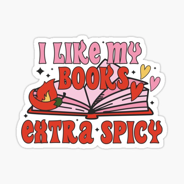 Spicy Book Aesthetic Smut Sticker