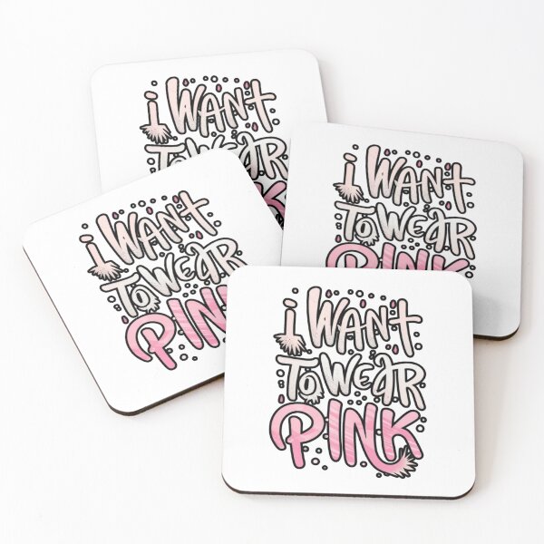 Item preview, I Want To Wear Pink designed and sold by ColorFlick.