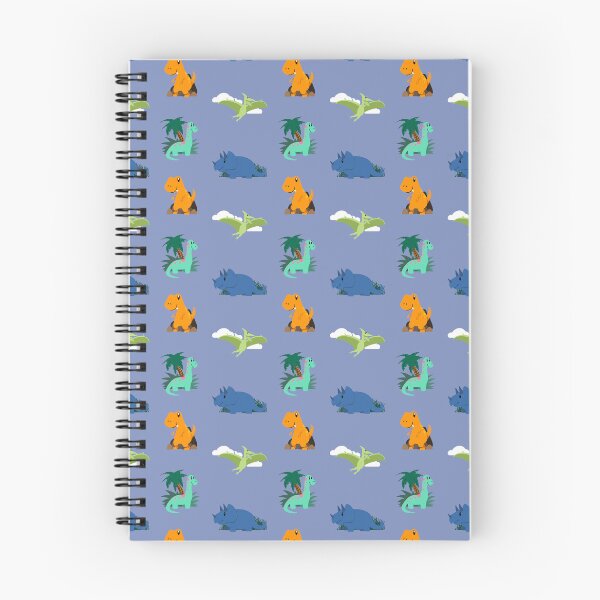 Item preview, Dinosaur pattern - brontosaurus, tyrannosaurus, triceratops, pterodactyl designed and sold by WatershipBound.