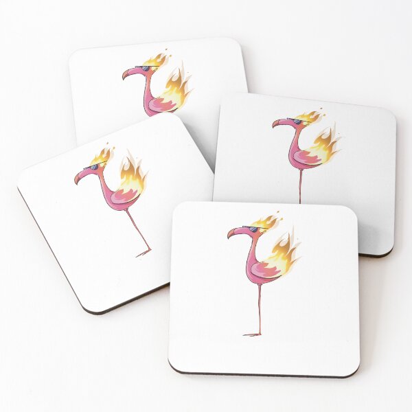 Item preview, A Cool Flaming Flamingo Standing in a Pool (Flamengo)(No Text Variant) designed and sold by Gigglefactory.