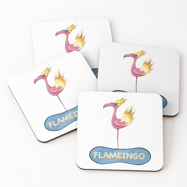 Item preview, A Cool Flaming (flameingo) Standing in a Pool (Text Variant) designed and sold by Gigglefactory.