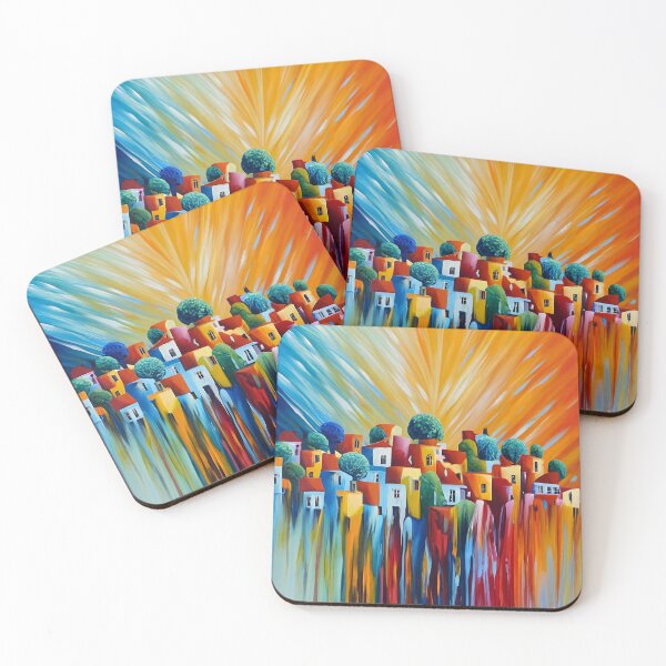Item preview, Colorful rays in the village designed and sold by Lefteris Betsis.