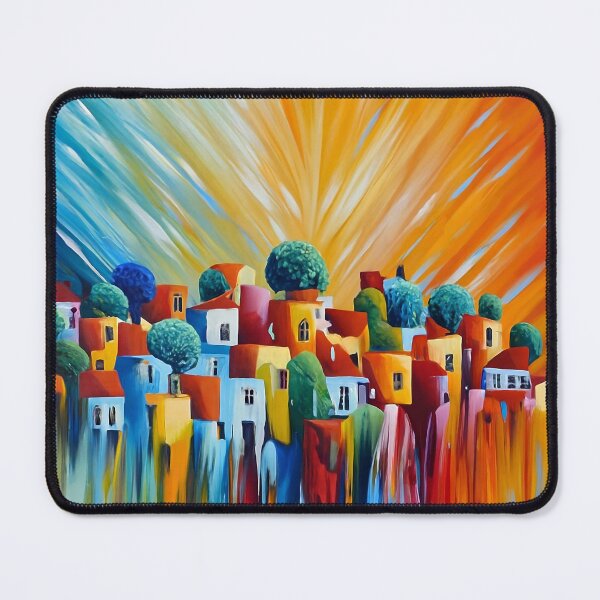 Item preview, Colorful rays in the village designed and sold by Lefteris Betsis.