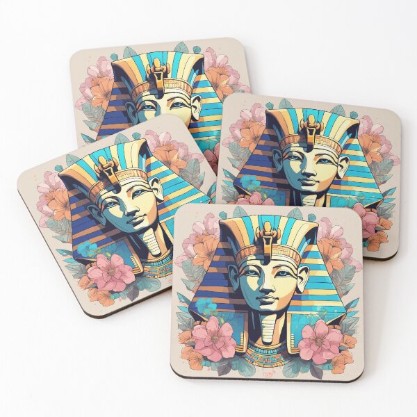 Item preview,   egyptian mask with flowers designed and sold by Enga6.