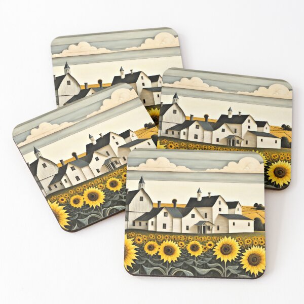 Item preview, Americana - Sunflowers 15 designed and sold by sage-and-se7en.