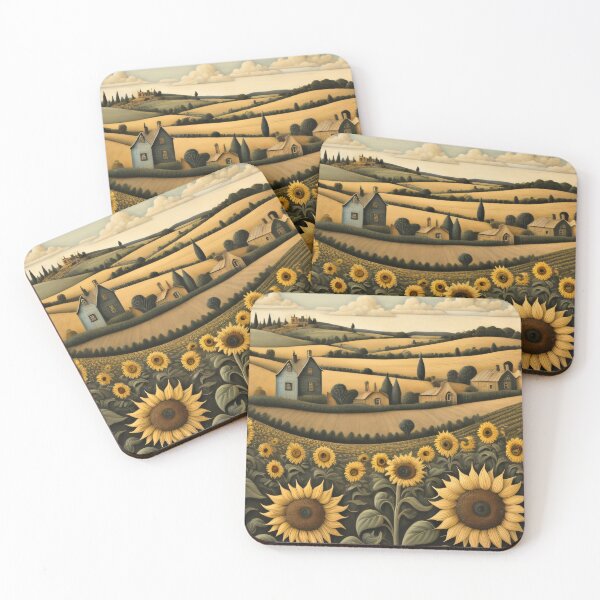 Item preview, Americana - Sunflowers 17 designed and sold by sage-and-se7en.