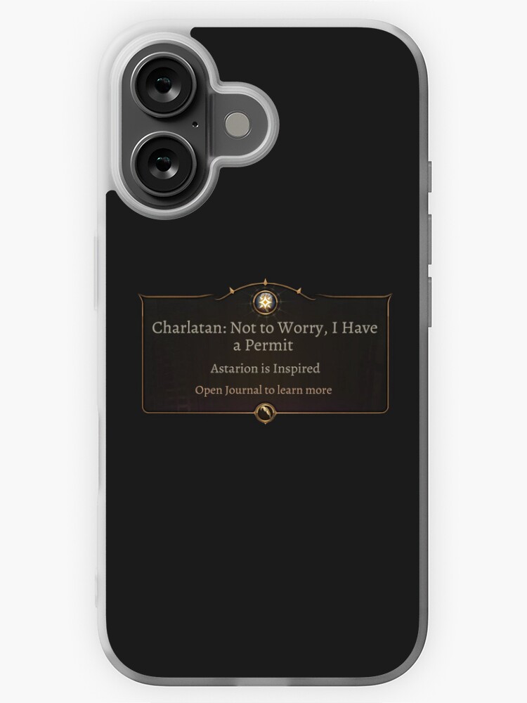 I have a permit Bg3 inspirasion &quot; iPhone Case for Sale by Sleep 
