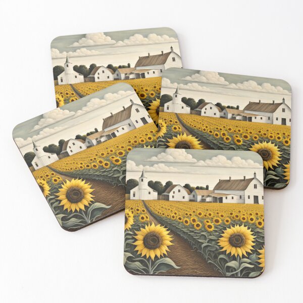Item preview, Americana - Sunflowers 18 designed and sold by sage-and-se7en.