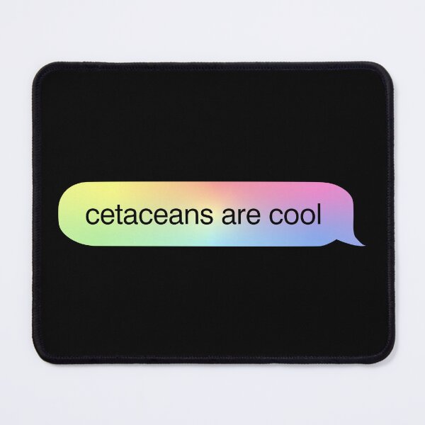 Aperçu de l'œuvre Les cétacés sont cool iMessage créée et vendue par ScienceCorner.