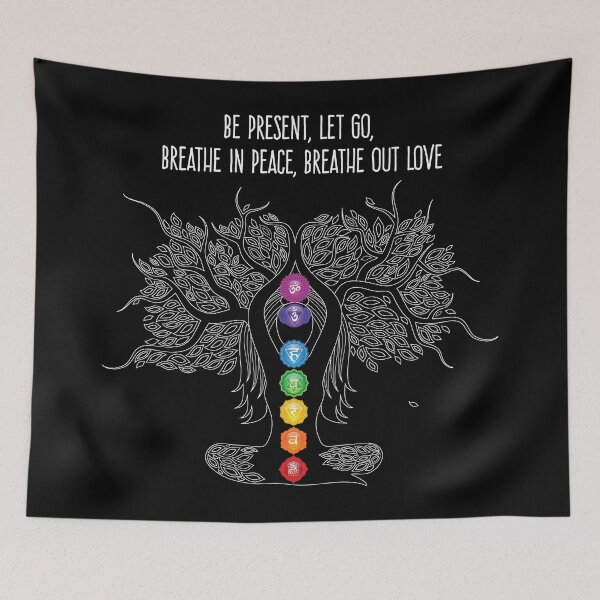 Item preview, Afirmaciones positivas del árbol de los chakras - 60blwo designed and sold by chakraplaza.